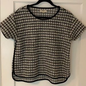 Madewell Wool checked top